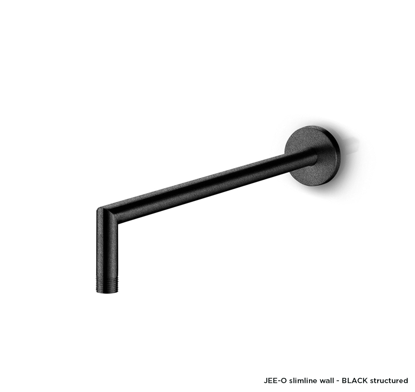 Nástěnné sprchové rameno JEE-O slimline | černý matný nerez-image