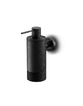 Nástěnný zásobník na tekuté mýdlo s držákem JEE-O soho | černý nebo broušený nerez main image
